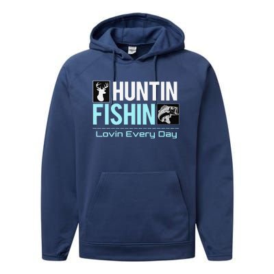 Huntin Fishin Lovin Every Day, Black Fly Hunting And Fishing Performance Fleece Hoodie