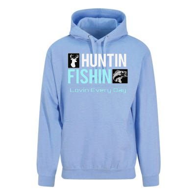 Huntin Fishin Lovin Every Day, Black Fly Hunting And Fishing Unisex Surf Hoodie