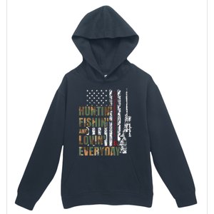 Hunting Fishing Loving Everyday American Deer Hunter Patriot Urban Pullover Hoodie