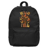Hello Fall Leopard Season Nature 16 in Basic Backpack