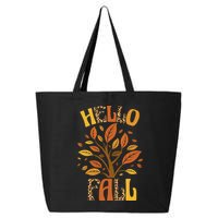 Hello Fall Leopard Season Nature 25L Jumbo Tote