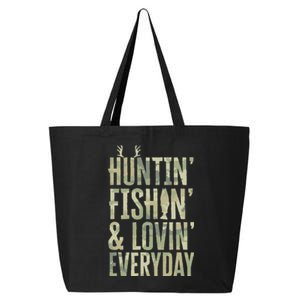 Hunting Fishing Loving Every Day Fathers Day Camo 25L Jumbo Tote