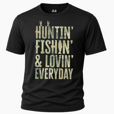 Hunting Fishing Loving Every Day Fathers Day Camo Performance Shirt