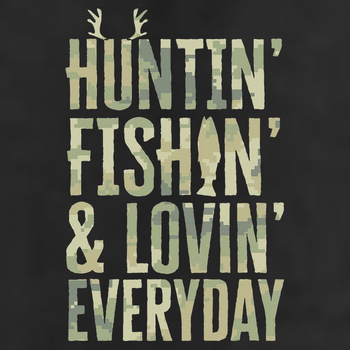 Hunting Fishing Loving Every Day Fathers Day Camo Adult Drive Performance Visor