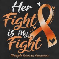 Her Fight My Fight Ms Multiple Sclerosis Awareness Women Golf Towel