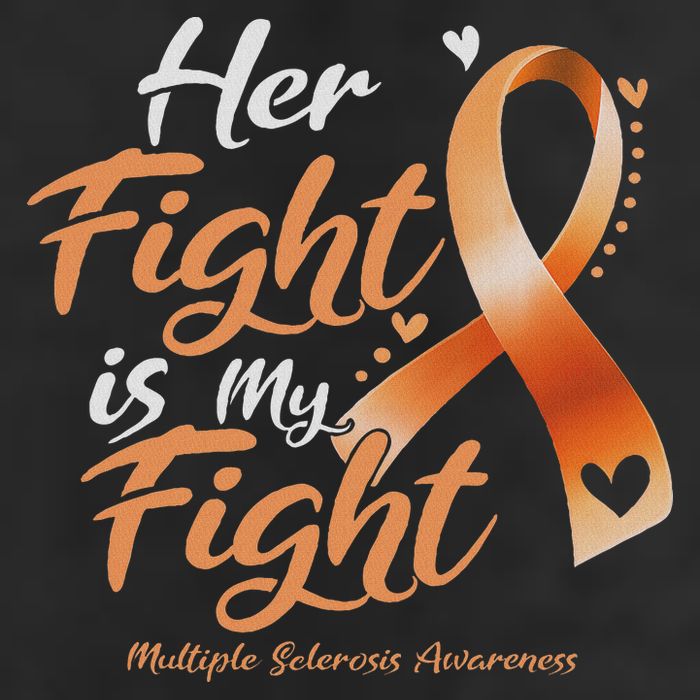 Her Fight My Fight Ms Multiple Sclerosis Awareness Women Golf Towel