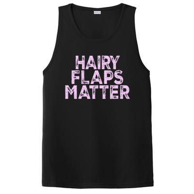 Hairy Flaps Matter Rude Joke Naughty PosiCharge Competitor Tank