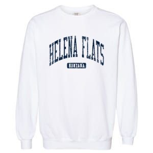 Helena Flats Montana Style Blue Garment-Dyed Sweatshirt