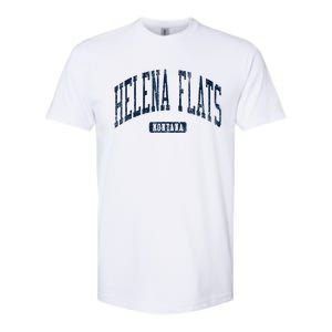 Helena Flats Montana Style Blue Softstyle CVC T-Shirt