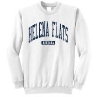 Helena Flats Montana Style Blue Sweatshirt