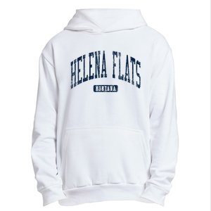 Helena Flats Montana Style Blue Urban Pullover Hoodie