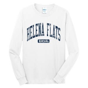 Helena Flats Montana Style Blue Tall Long Sleeve T-Shirt