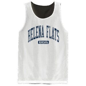 Helena Flats Montana Style Blue Mesh Reversible Basketball Jersey Tank