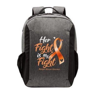 Her Fight My Fight Ms Multiple Sclerosis Awareness Women Vector Backpack