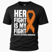 Her Fight My Fight Ms Multiple Sclerosis Awareness Gift Cooling Performance Crew T-Shirt