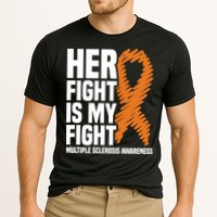 Her Fight My Fight Ms Multiple Sclerosis Awareness Gift Cooling Performance Crew T-Shirt