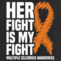 Her Fight My Fight Ms Multiple Sclerosis Awareness Gift Adult Drive Performance Visor