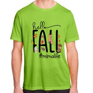 Hello Fall Mima Life Cute Halloween Autumn Grandma Gift Adult ChromaSoft Performance T-Shirt