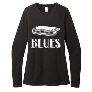 Harmonica For Music Lovers And Band Member Womens CVC Long Sleeve Shirt