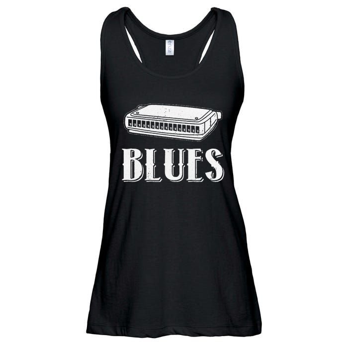 Harmonica For Music Lovers And Band Member Ladies Essential Flowy Tank