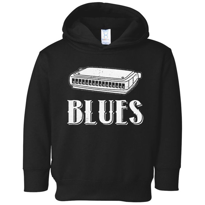 Harmonica For Music Lovers And Band Member Toddler Hoodie