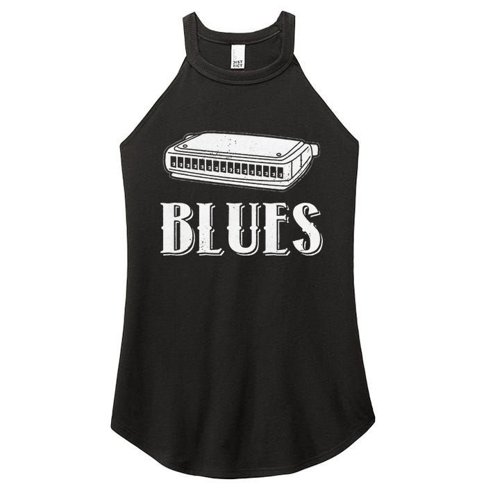 Harmonica For Music Lovers And Band Member Women's Perfect Tri Rocker Tank