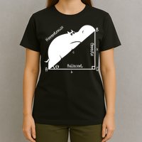 Hippopotenuse Funny Math and Geometry Pun T-Shirt