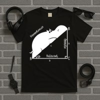 Hippopotenuse Funny Math and Geometry Pun T-Shirt
