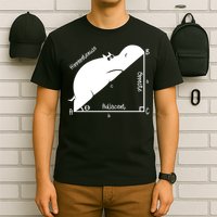 Hippopotenuse Funny Math and Geometry Pun T-Shirt
