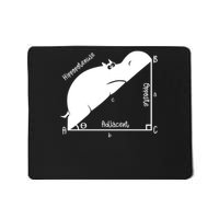 Hippopotenuse Funny Math and Geometry Pun Mousepad