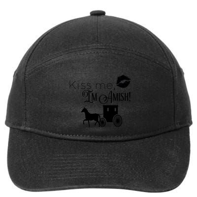 Hilarious Funny Me IM Amish Novelty Gift 7-Panel Snapback Hat