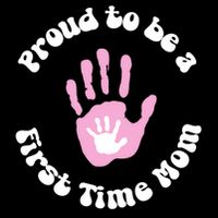 Happy First MotherS Day New Mom Mothertobe Firsttime Mom Gift Cooling Performance Crew T-Shirt