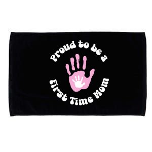 Happy First MotherS Day New Mom Mothertobe Firsttime Mom Gift Microfiber Hand Towel