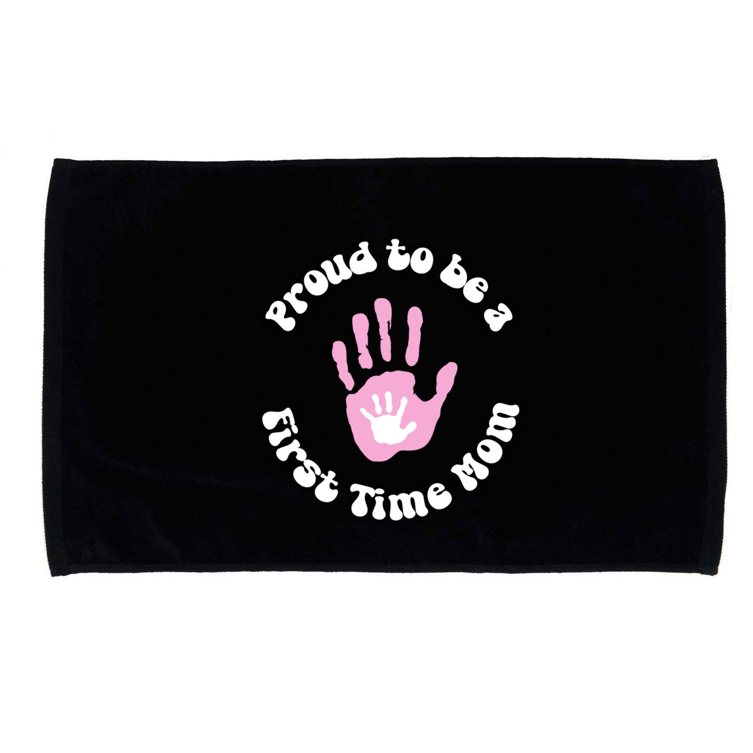 Happy First MotherS Day New Mom Mothertobe Firsttime Mom Gift Microfiber Hand Towel