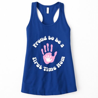 Happy First MotherS Day New Mom Mothertobe Firsttime Mom Gift Womens Tank Top