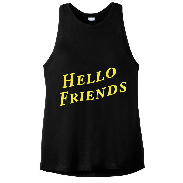 Hello Friends Master Golf Quotes Jim Nantz Augusta Ladies PosiCharge Tri-Blend Wicking Tank