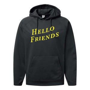 Hello Friends Master Golf Quotes Jim Nantz Augusta Performance Fleece Hoodie