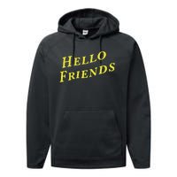 Hello Friends Master Golf Quotes Jim Nantz Augusta Performance Fleece Hoodie