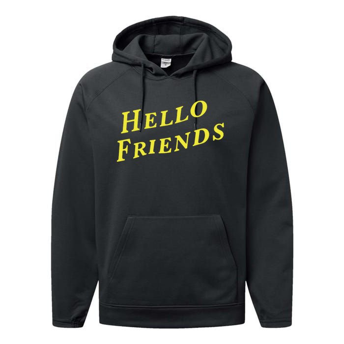 Hello Friends Master Golf Quotes Jim Nantz Augusta Performance Fleece Hoodie