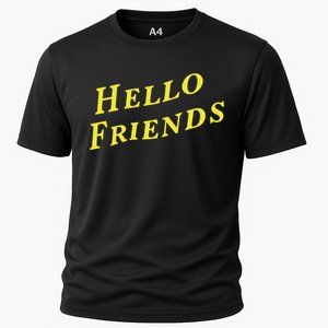 Hello Friends Master Golf Quotes Jim Nantz Augusta Cooling Performance Crew T-Shirt