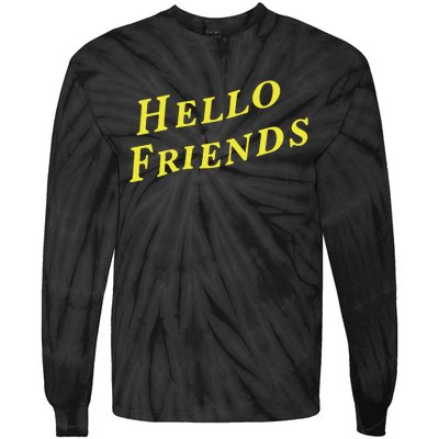 Hello Friends Master Golf Quotes Jim Nantz Augusta Tie-Dye Long Sleeve Shirt