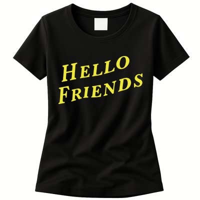 Hello Friends Master Golf Quotes Jim Nantz Augusta Womens T-Shirt