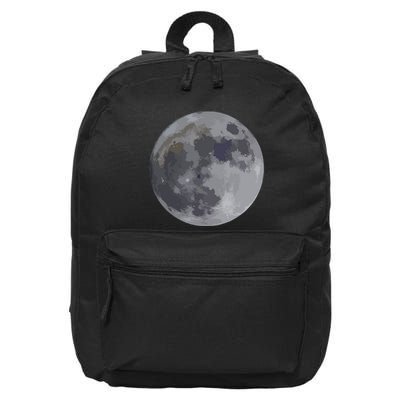 Halloween Full Moon From Satellite Outer Space Science 16 in Basic Backpack