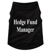 Hedge Fund Manager Doggie Tank