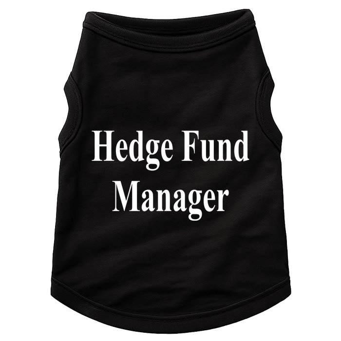 Hedge Fund Manager Doggie Tank