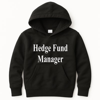 Hedge Fund Manager Kids Hoodie