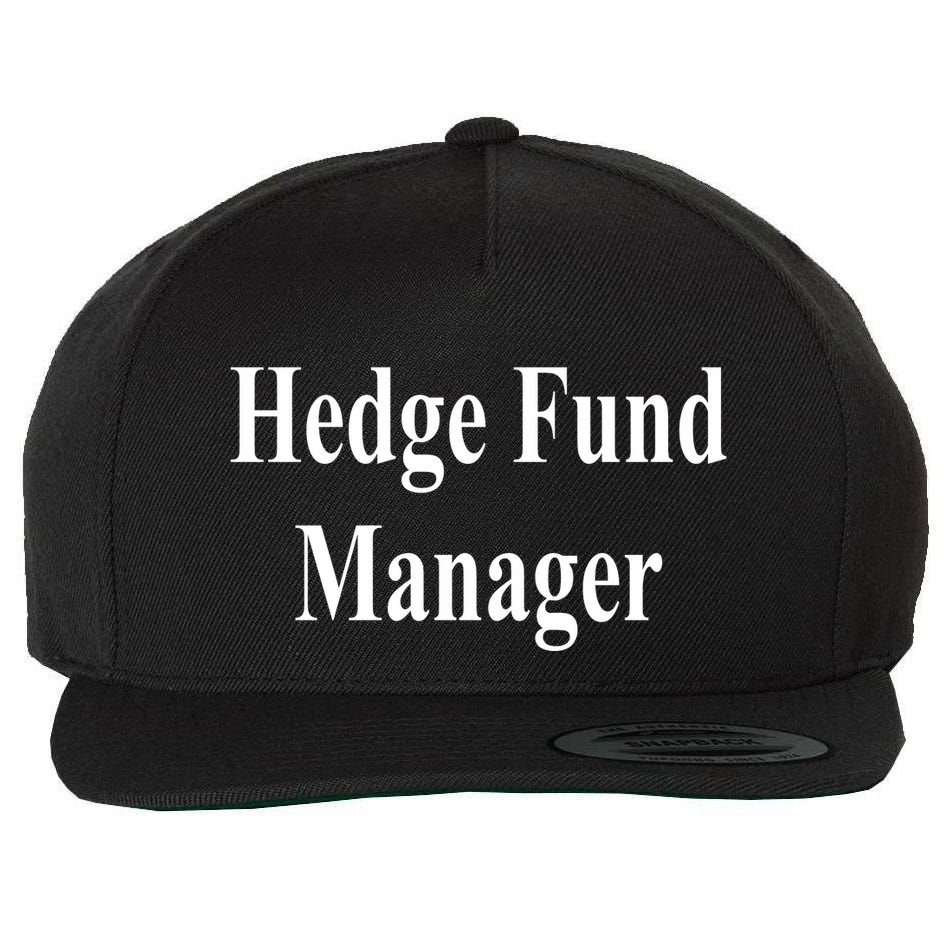 Hedge Fund Manager Wool Snapback Cap