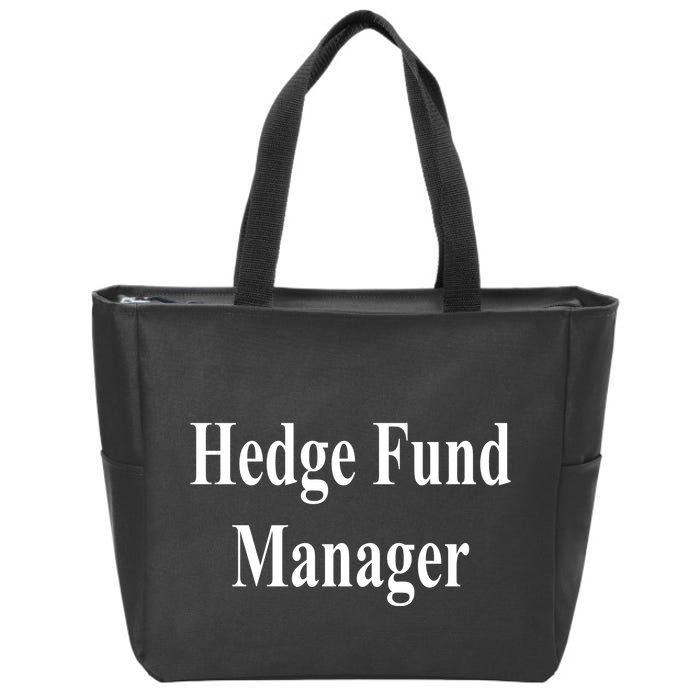 Hedge Fund Manager Zip Tote Bag