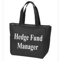 Hedge Fund Manager Zip Tote Bag