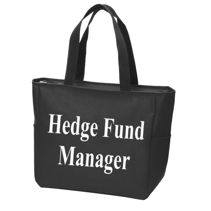 Hedge Fund Manager Zip Tote Bag